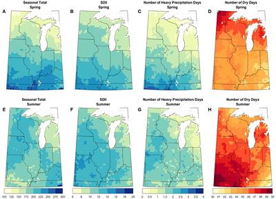 Projected Changes to Spring and Summer Precipitation in the Midwestern United States